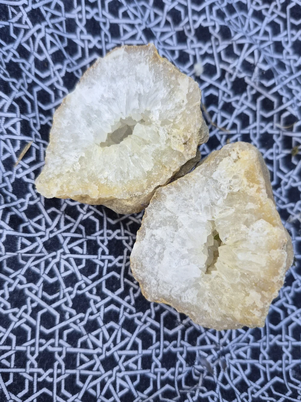 Raw Natural And Uncut Crystals And Fossils